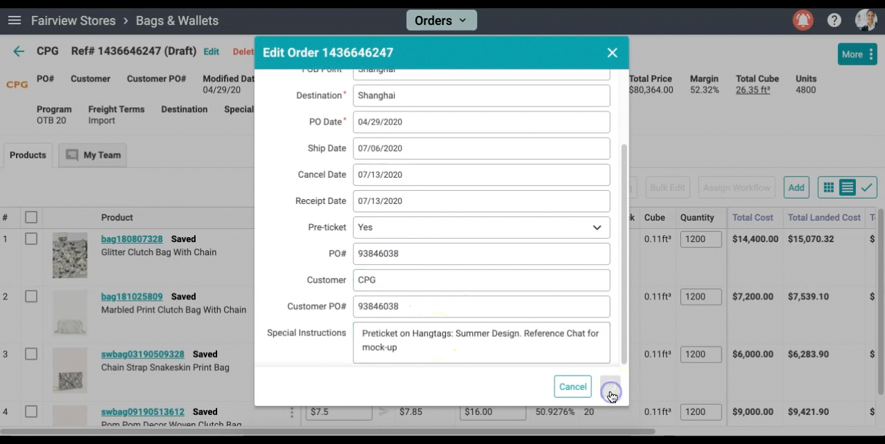 42_How to Add Your Own Purchase Order Information on Orders
