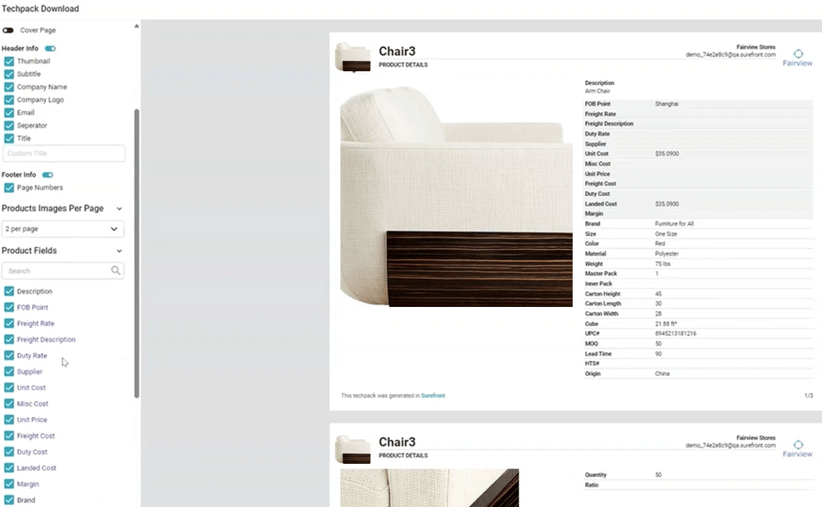 Generate Tech Packs instantly