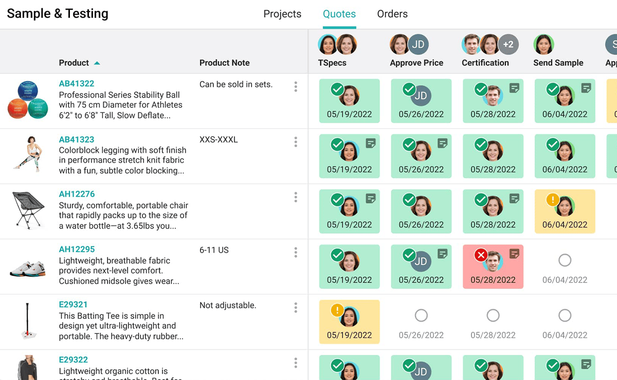 Quickly change workflows