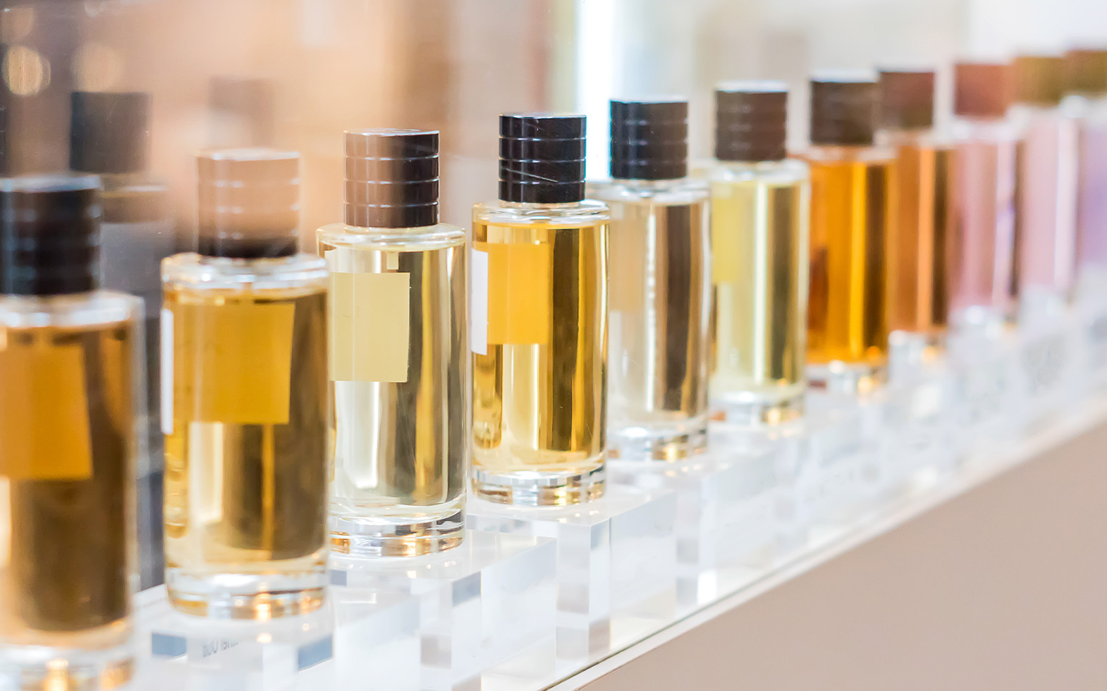 Perfume samples in a retail environment. Keeping track of product data for all your SKUs can be difficult. Surefront software can help.